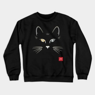 Heterochromia Joy Cat [light] Crewneck Sweatshirt